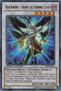 Blackwing - Gram the Shining Star [YF04-EN001] Ultra Rare | Good Games Morley