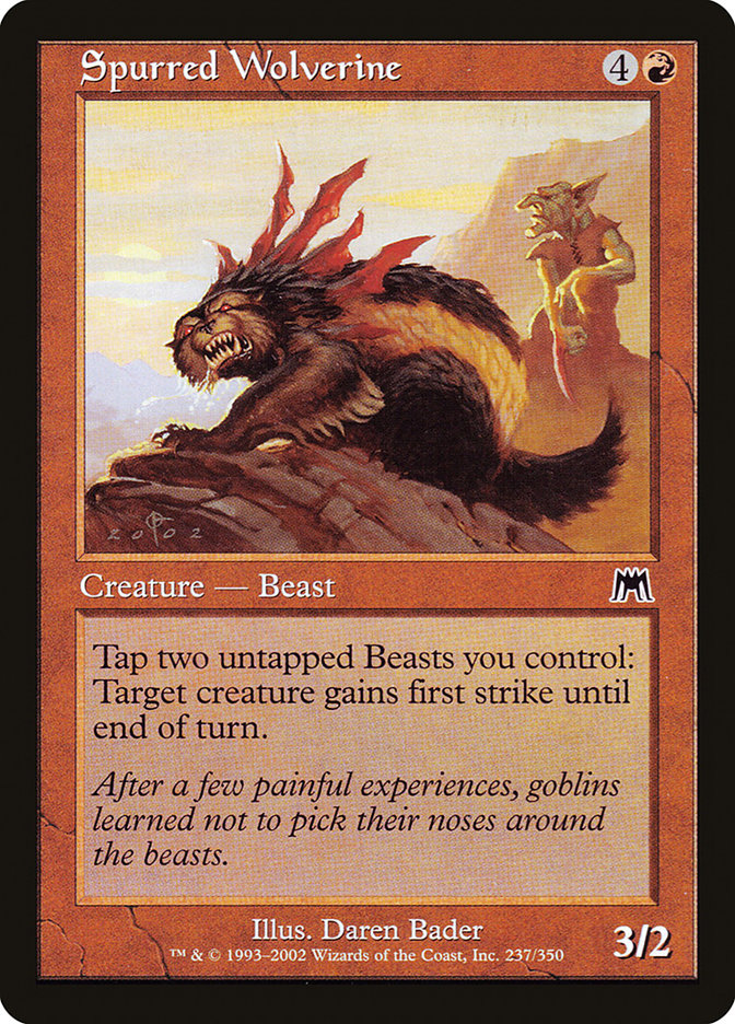 Spurred Wolverine [Onslaught] | Good Games Morley