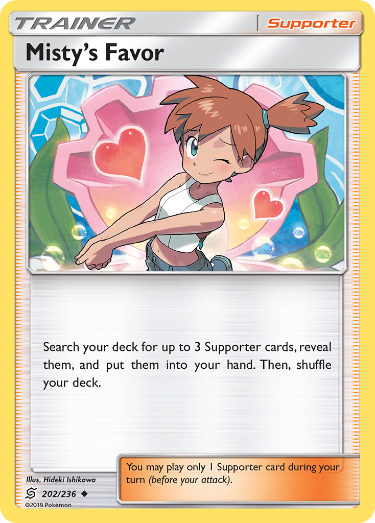 Misty's Favor (202/236) [Sun & Moon: Unified Minds] | Good Games Morley