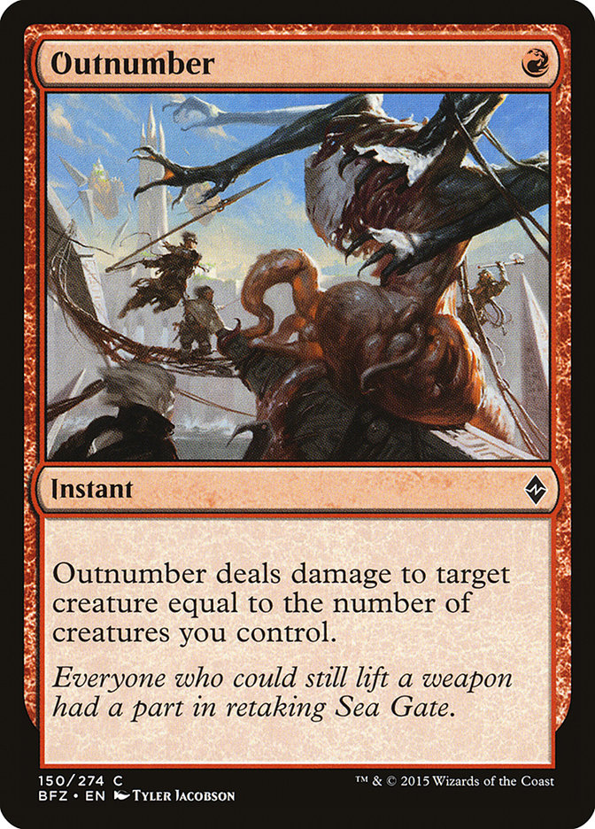 Outnumber [Battle for Zendikar] | Good Games Morley