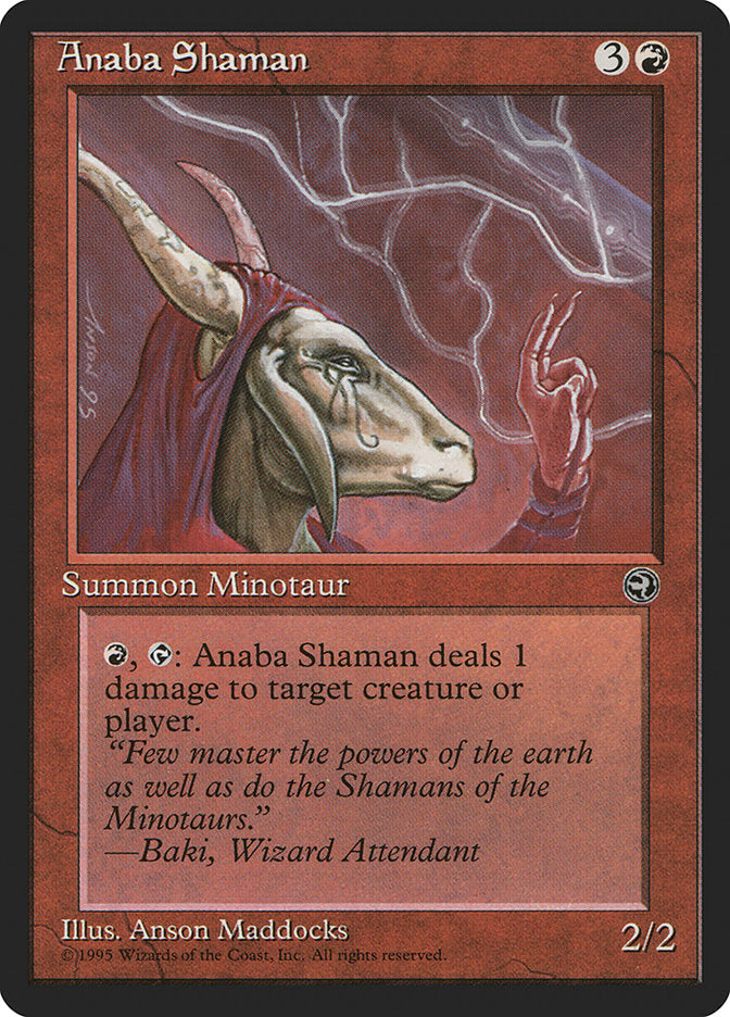Anaba Shaman (Baki Flavor Text) [Homelands] | Good Games Morley