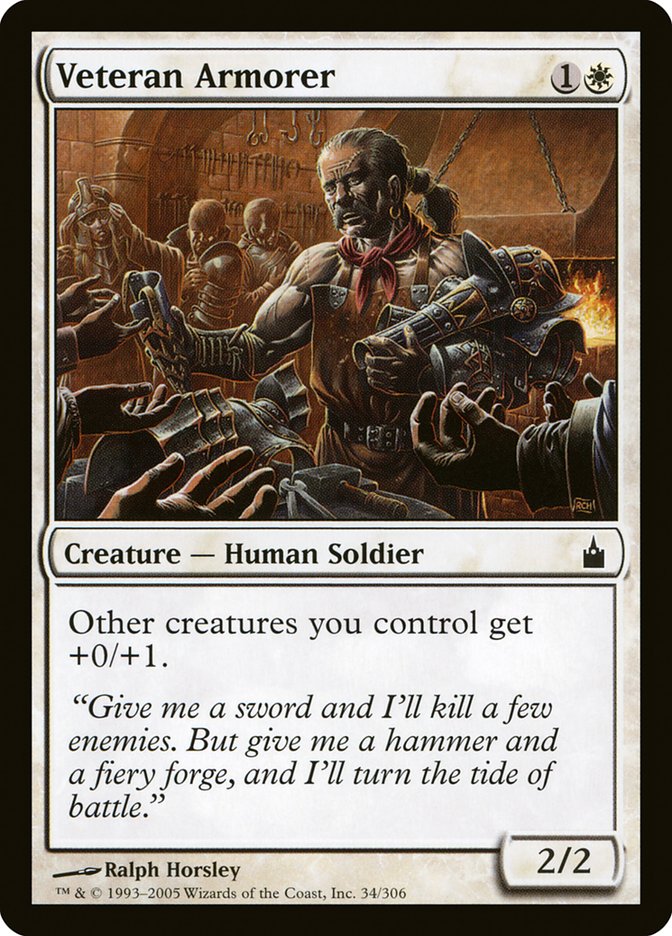 Veteran Armorer [Ravnica: City of Guilds] | Good Games Morley