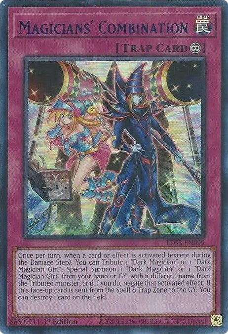 Magicians' Combination (Blue) [LDS3-EN099] Ultra Rare | Good Games Morley
