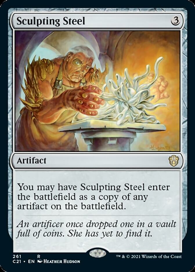 Sculpting Steel [Commander 2021] | Good Games Morley