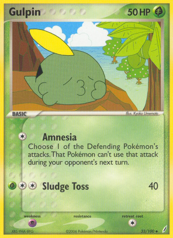Gulpin (33/100) [EX: Crystal Guardians] | Good Games Morley