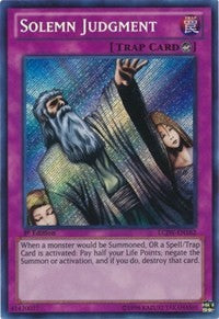 Solemn Judgment [LCJW-EN182] Secret Rare | Good Games Morley
