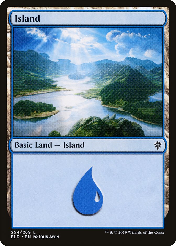 Island (254) [Throne of Eldraine] | Good Games Morley