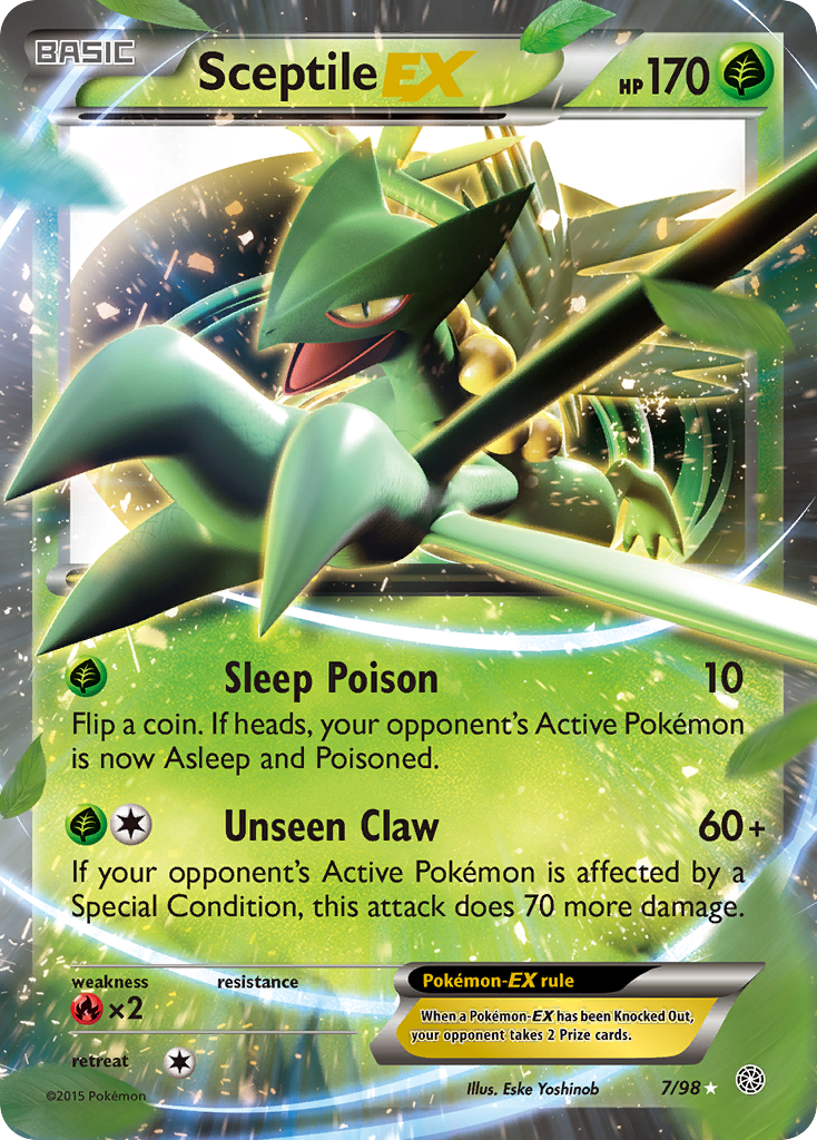 Sceptile EX (7/98) [XY: Ancient Origins] | Good Games Morley