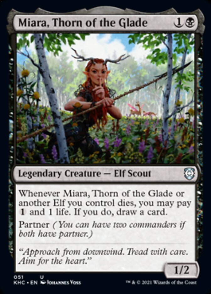 Miara, Thorn of the Glade [Kaldheim Commander] | Good Games Morley