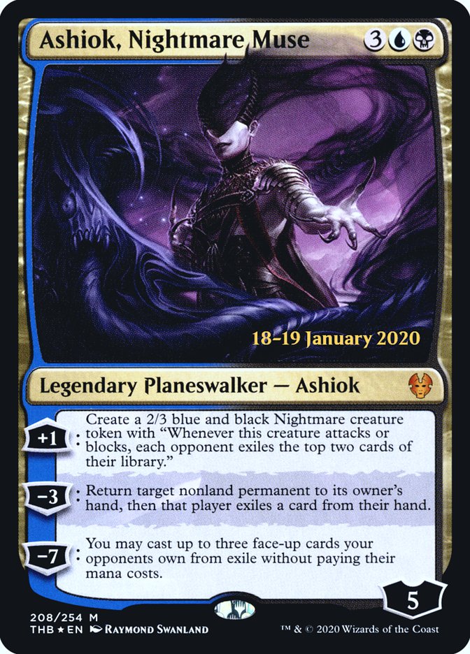Ashiok, Nightmare Muse [Theros Beyond Death Prerelease Promos] | Good Games Morley