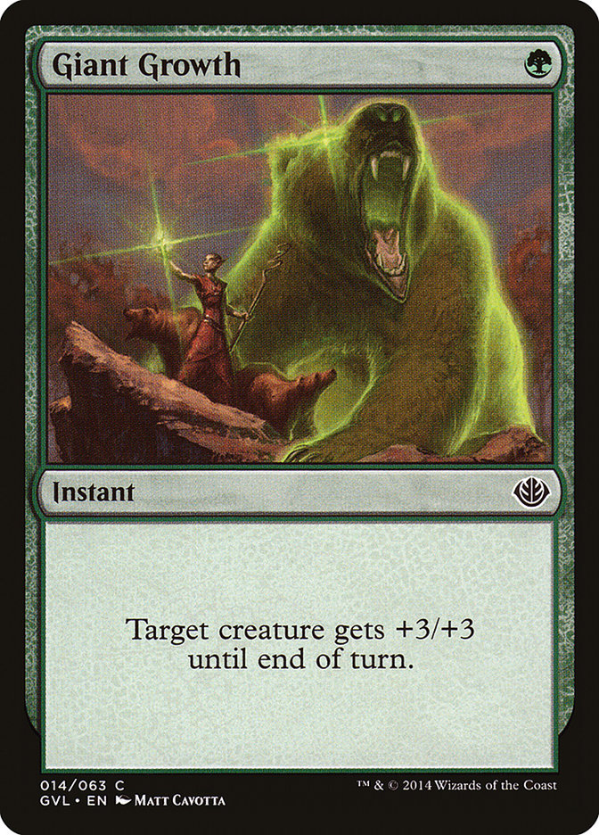 Giant Growth (Garruk vs. Liliana) [Duel Decks Anthology] | Good Games Morley