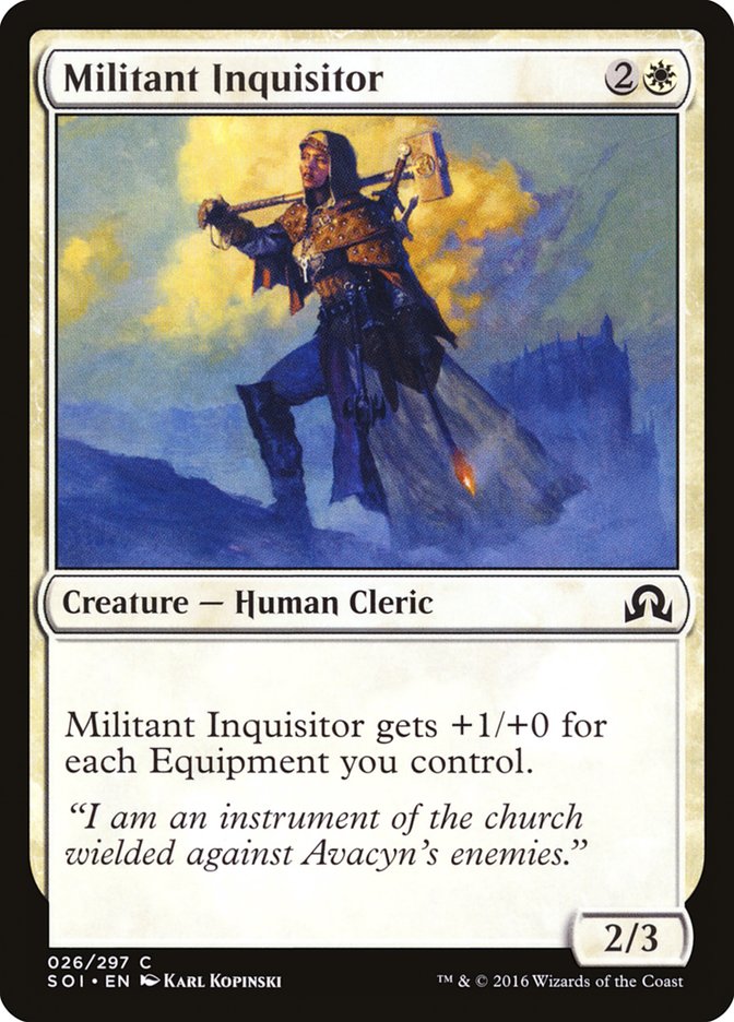 Militant Inquisitor [Shadows over Innistrad] | Good Games Morley