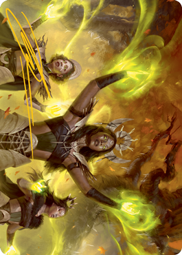 Dawnhart Wardens Art Card (Gold-Stamped Signature) [Innistrad: Midnight Hunt Art Series] | Good Games Morley