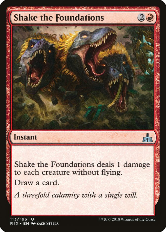 Shake the Foundations [Rivals of Ixalan] | Good Games Morley