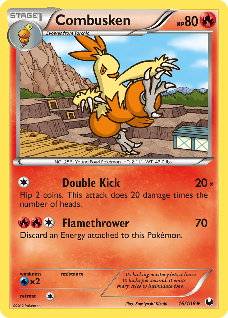 Combusken (16/108) [Black & White: Dark Explorers] | Good Games Morley