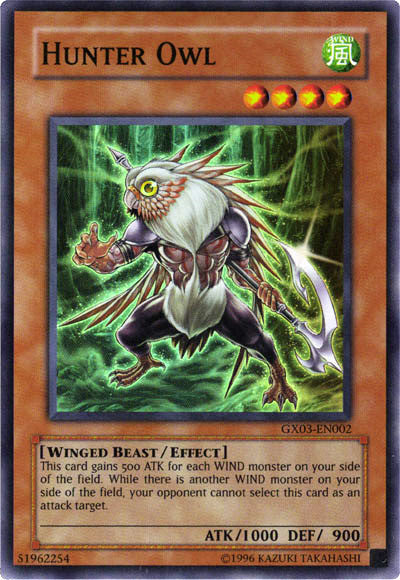 Hunter Owl [GX03-EN002] Super Rare | Good Games Morley