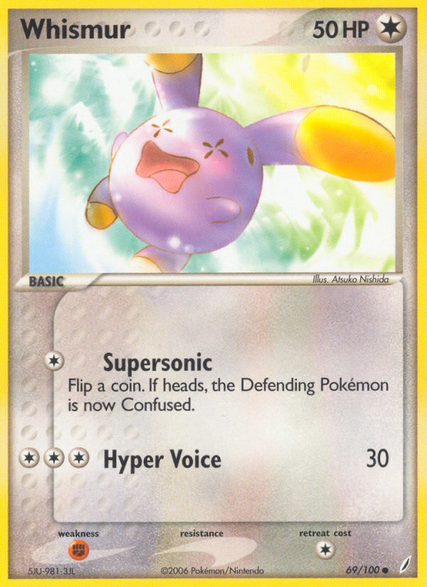 Whismur (69/100) [EX: Crystal Guardians] | Good Games Morley