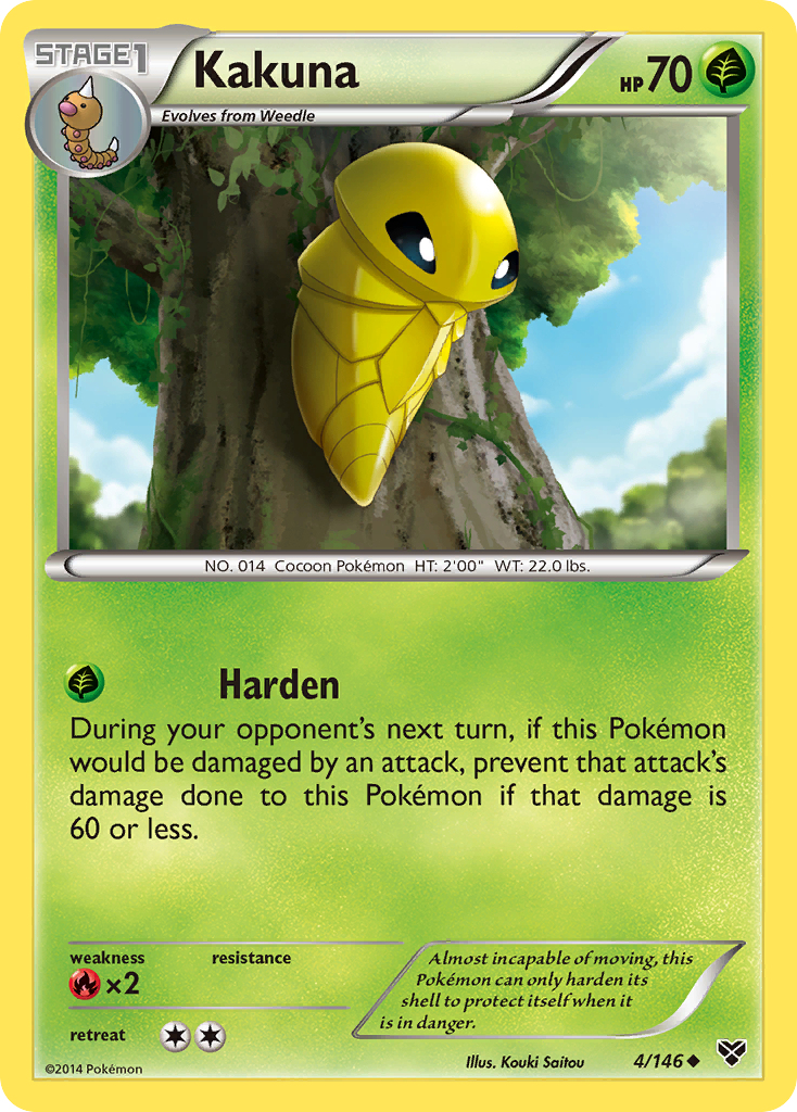 Kakuna (4/146) [XY: Base Set] | Good Games Morley