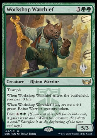Workshop Warchief (Promo Pack) [Streets of New Capenna Promos] | Good Games Morley