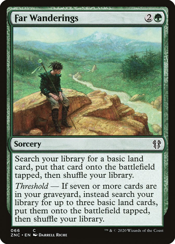 Far Wanderings [Zendikar Rising Commander] | Good Games Morley