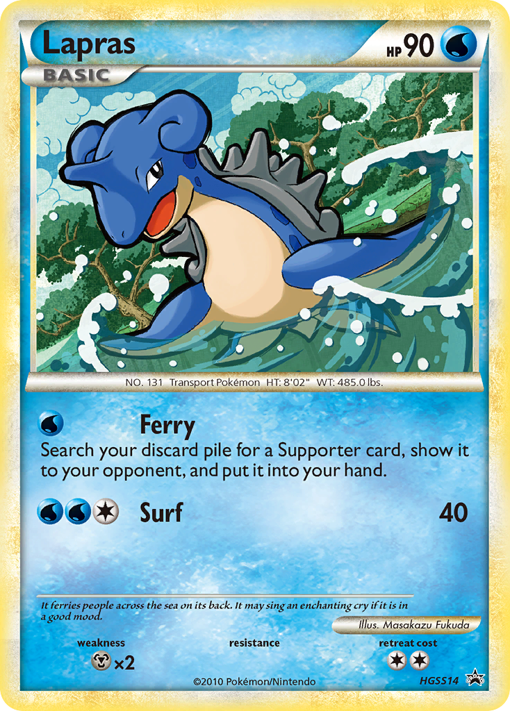 Lapras (HGSS14) [HeartGold & SoulSilver: Black Star Promos] | Good Games Morley