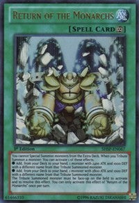 Return of the Monarchs [SHSP-EN067] Ultra Rare | Good Games Morley