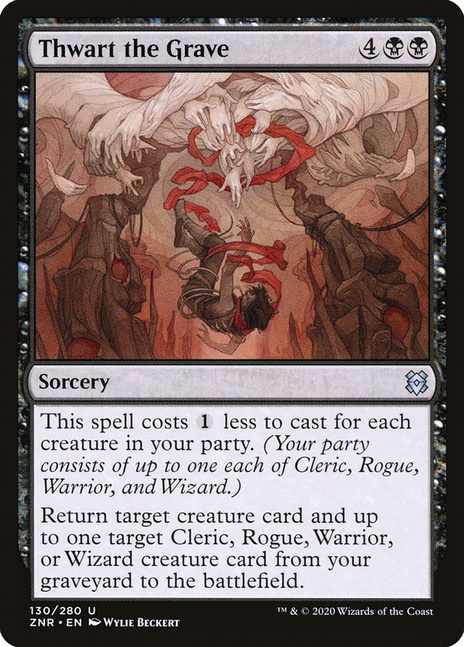Thwart the Grave [Zendikar Rising] | Good Games Morley