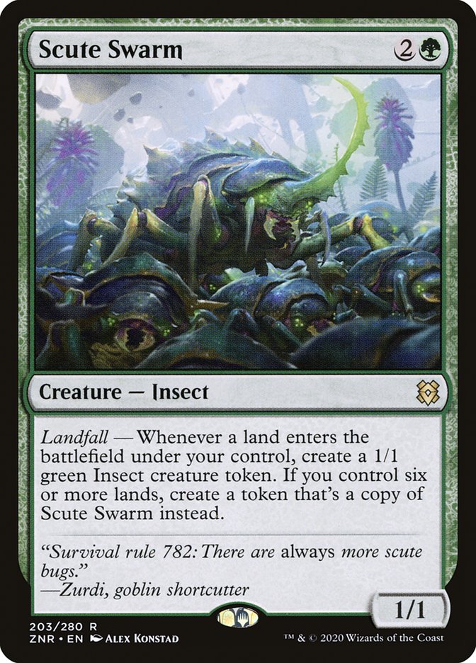Scute Swarm [Zendikar Rising] | Good Games Morley