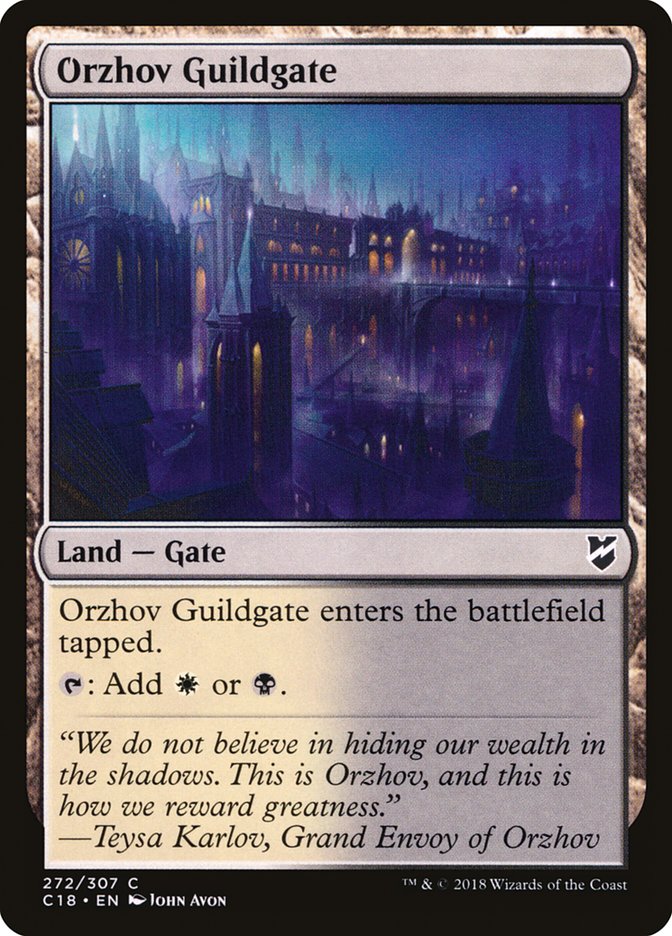 Orzhov Guildgate [Commander 2018] | Good Games Morley