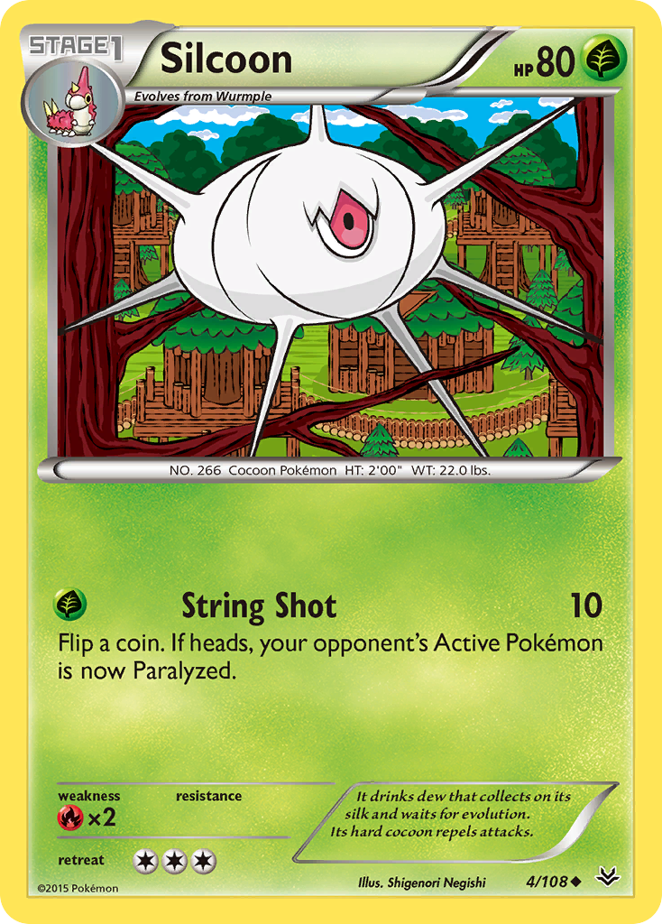 Silcoon (4/108) [XY: Roaring Skies] | Good Games Morley