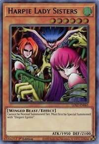 Harpie Lady Sisters (Green) [LDS2-EN065] Ultra Rare | Good Games Morley