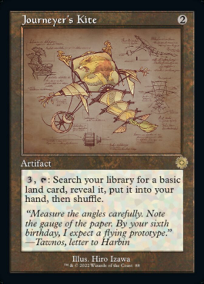 Journeyer's Kite (Retro Schematic) [The Brothers' War Retro Artifacts] | Good Games Morley