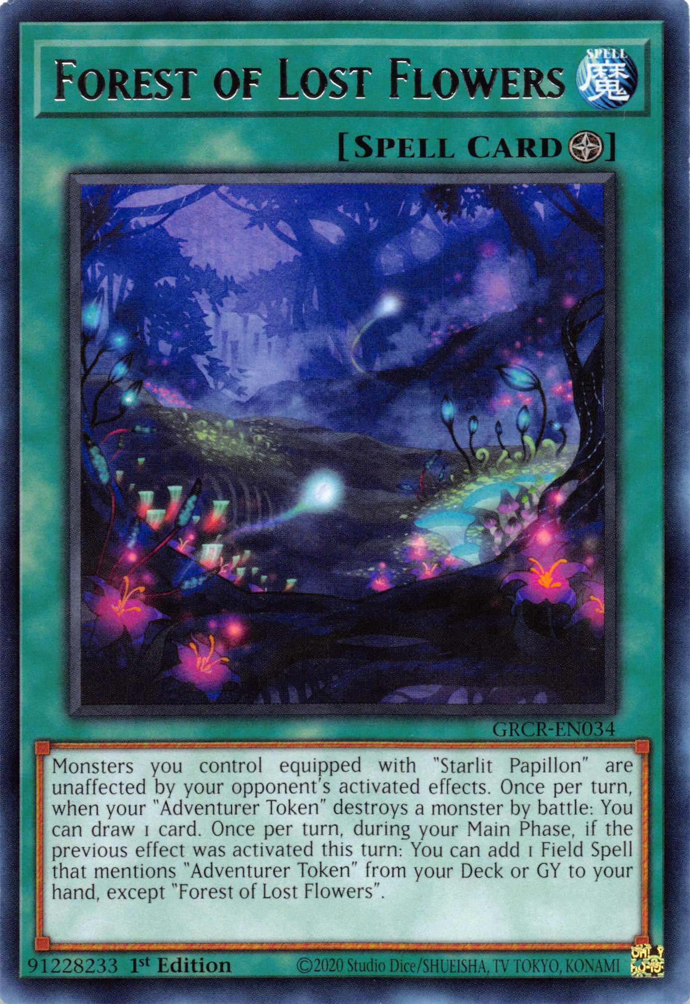 Forest of Lost Flowers [GRCR-EN034] Rare | Good Games Morley