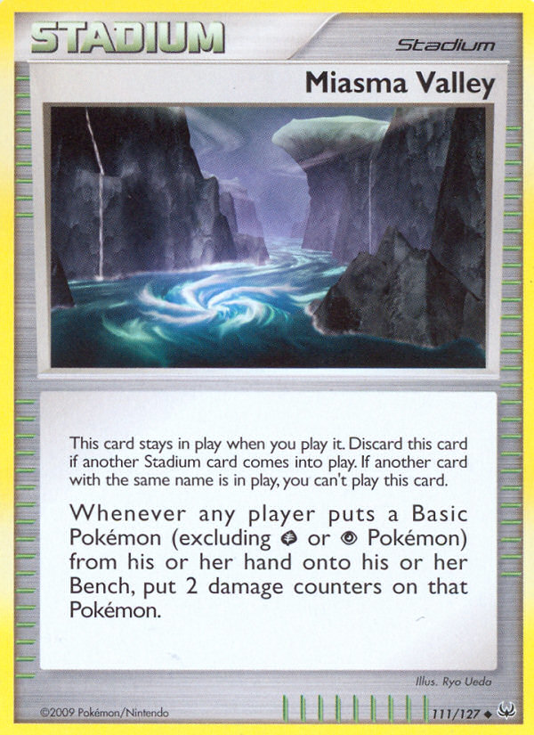 Miasma Valley (111/127) [Platinum: Base Set] | Good Games Morley