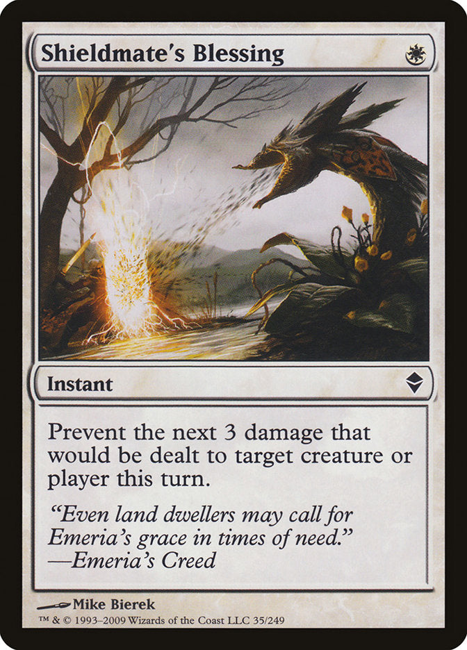 Shieldmate's Blessing [Zendikar] | Good Games Morley