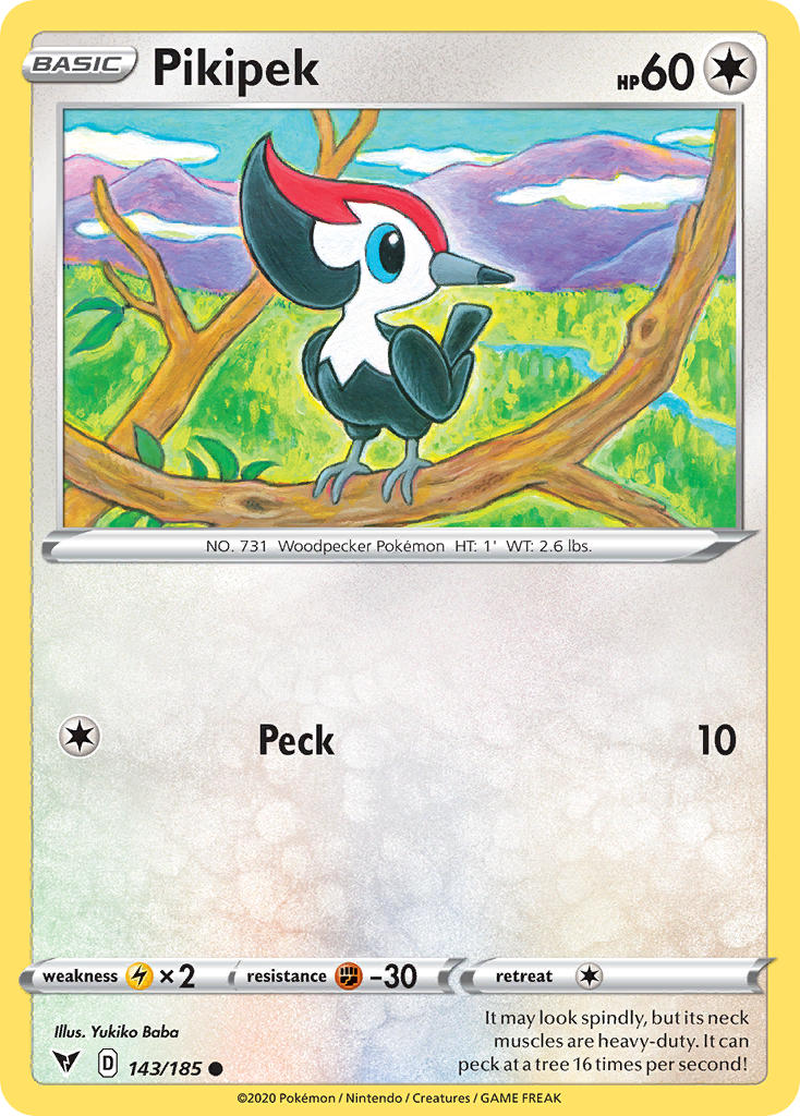 Pikipek (143/185) [Sword & Shield: Vivid Voltage] | Good Games Morley
