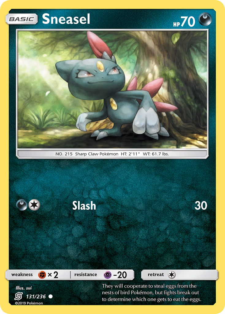 Sneasel (131/236) [Sun & Moon: Unified Minds] | Good Games Morley