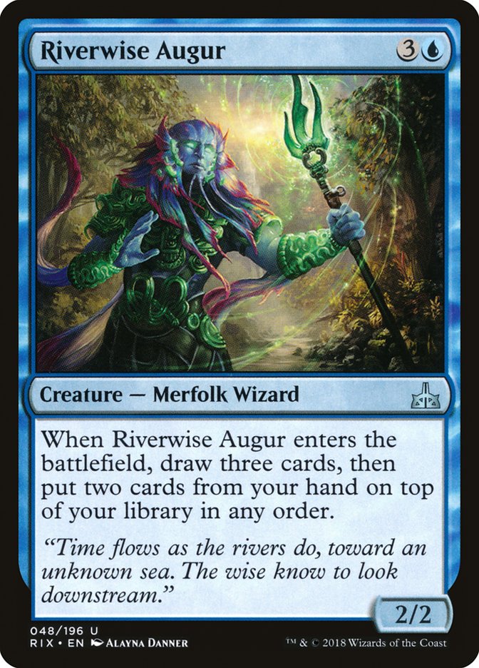 Riverwise Augur [Rivals of Ixalan] | Good Games Morley