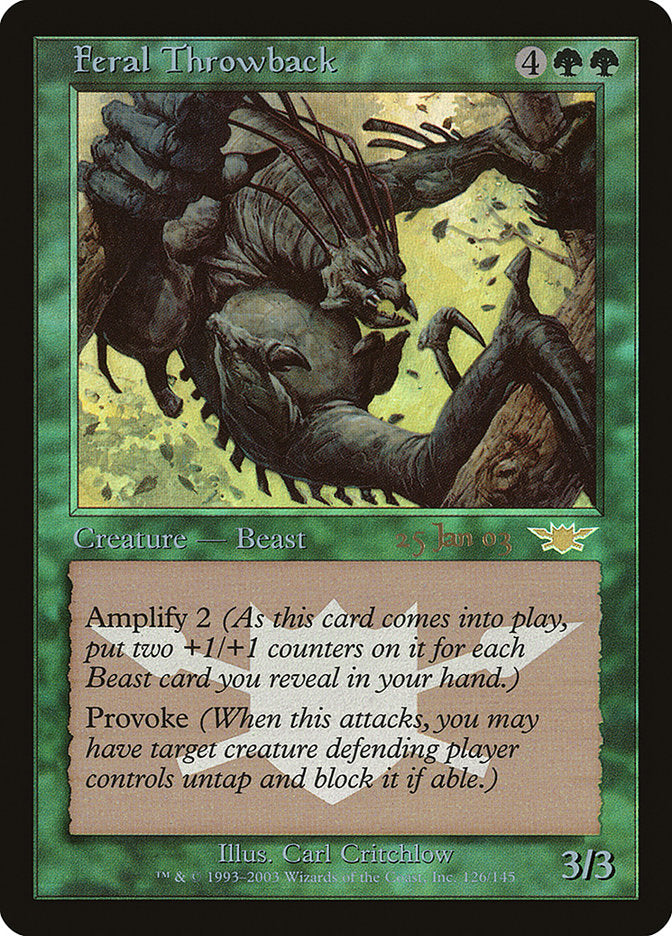 Feral Throwback [Legions Promos] | Good Games Morley