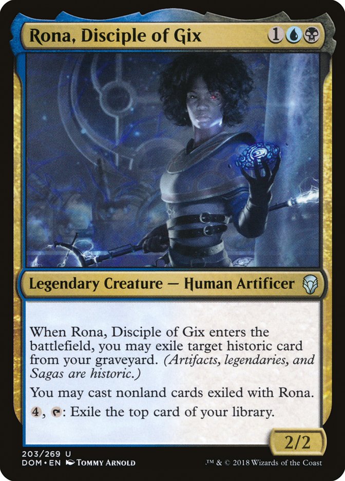 Rona, Disciple of Gix [Dominaria] | Good Games Morley