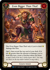 Even Bigger Than That! (Red) [EVR173] (Everfest)  1st Edition Rainbow Foil | Good Games Morley