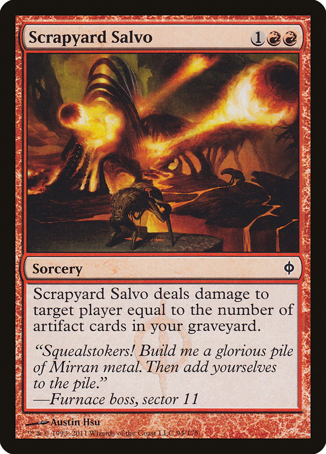 Scrapyard Salvo [New Phyrexia] | Good Games Morley
