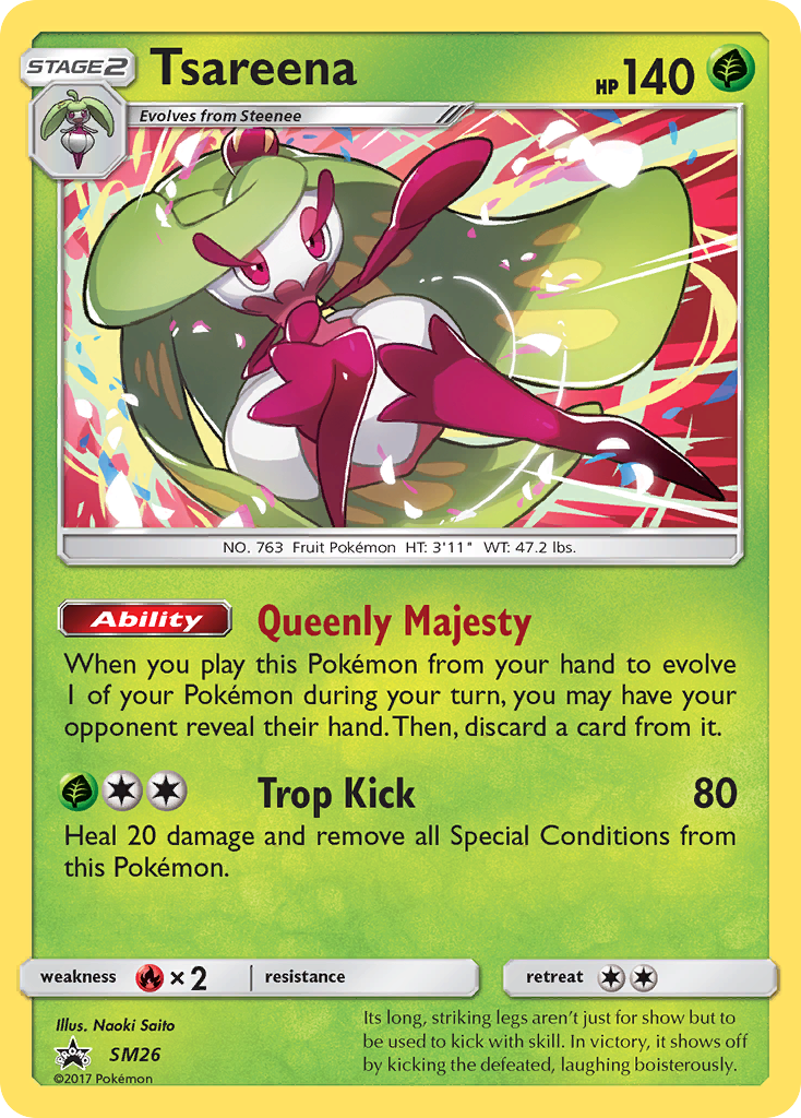 Tsareena (SM26) [Sun & Moon: Black Star Promos] | Good Games Morley