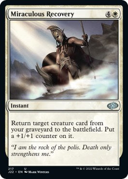 Miraculous Recovery [Jumpstart 2022] | Good Games Morley