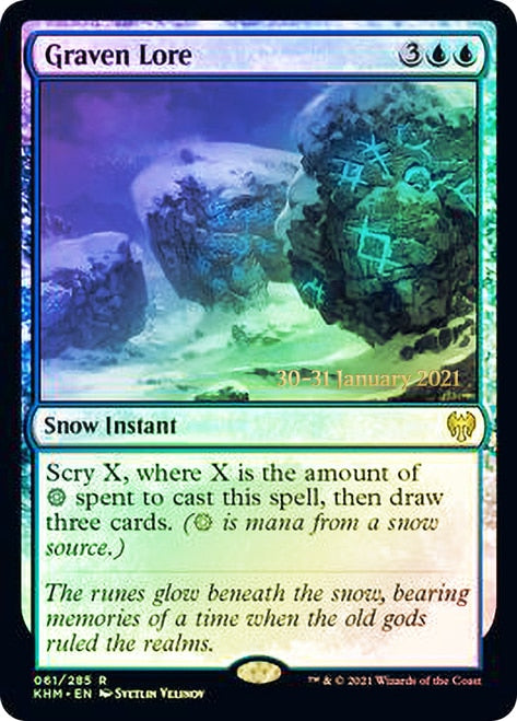 Graven Lore [Kaldheim Prerelease Promos] | Good Games Morley