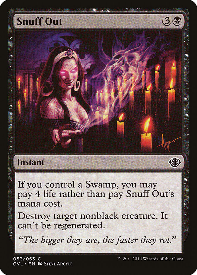 Snuff Out (Garruk vs. Liliana) [Duel Decks Anthology] | Good Games Morley