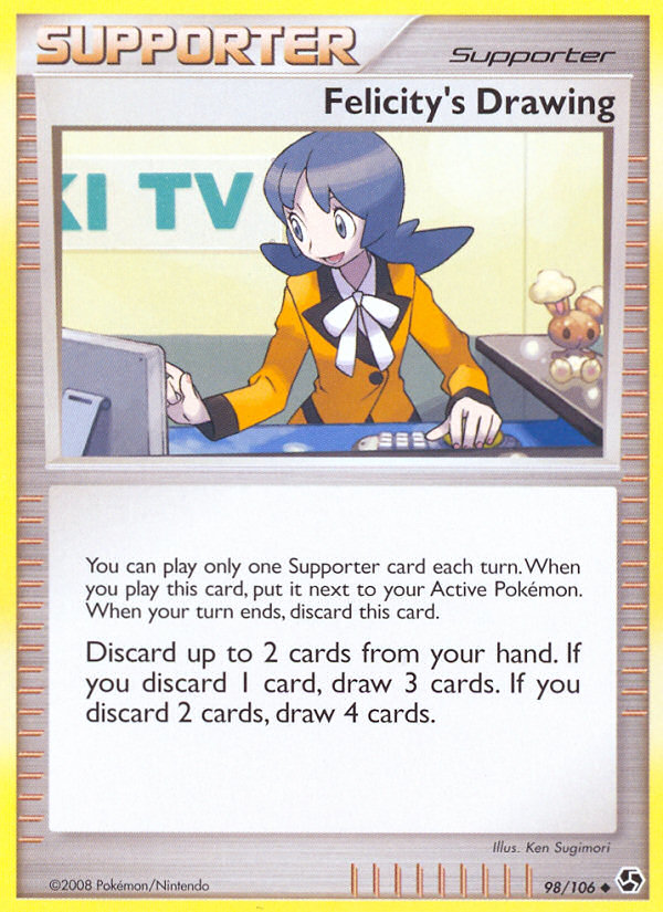 Felicity's Drawing (98/106) [Diamond & Pearl: Great Encounters] | Good Games Morley