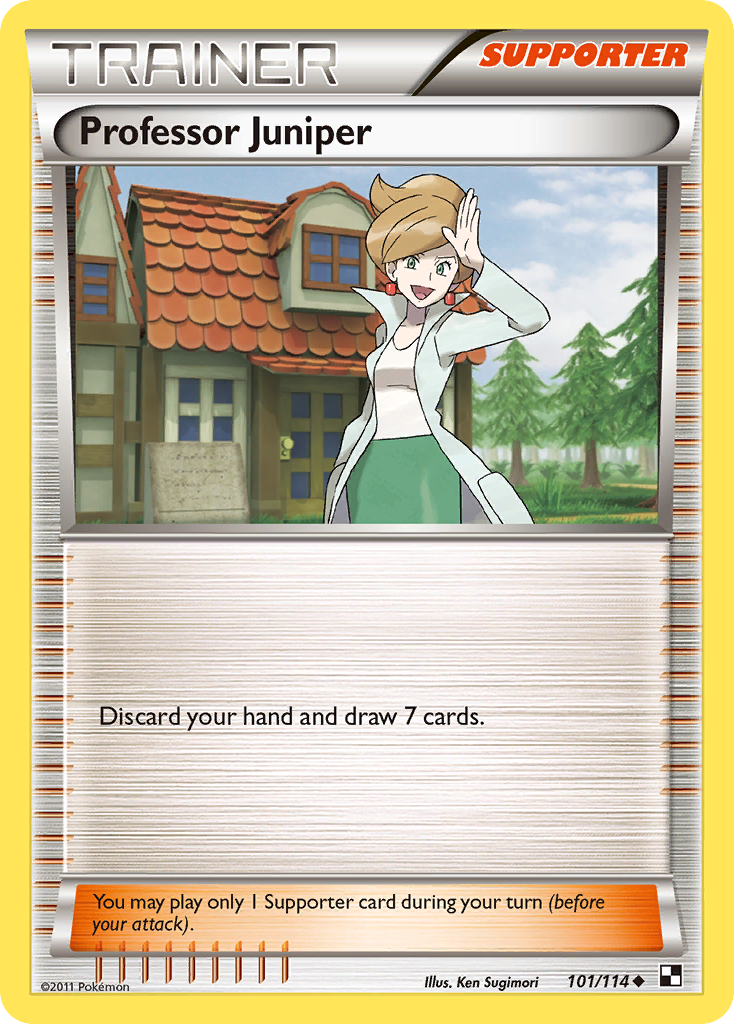 Professor Juniper (101/114) [Black & White: Base Set] | Good Games Morley