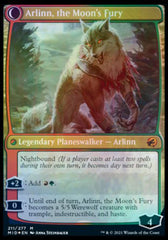 Arlinn, the Pack's Hope // Arlinn, the Moon's Fury [Innistrad: Midnight Hunt Prerelease Promos] | Good Games Morley