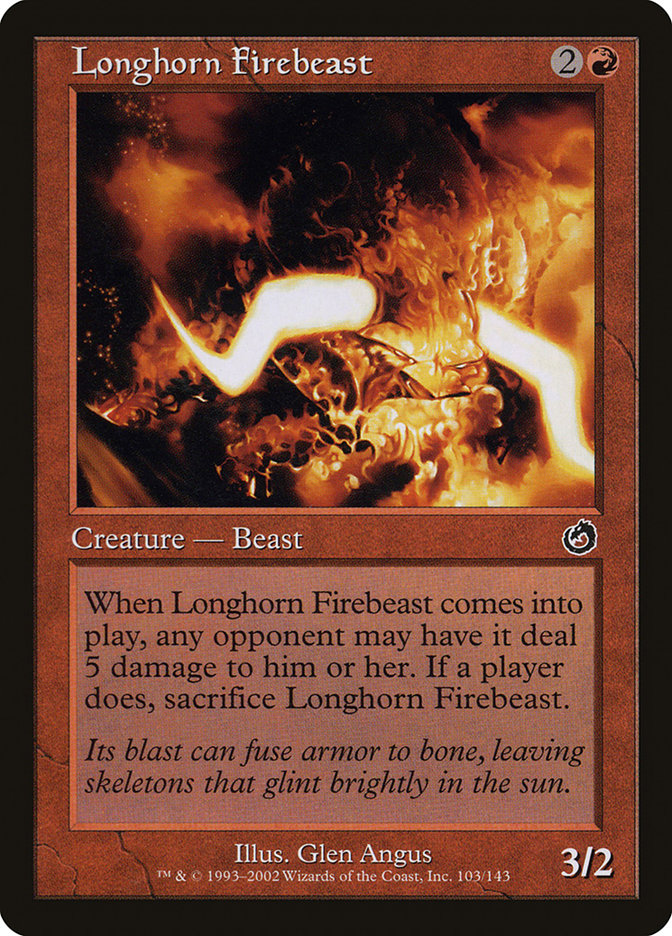 Longhorn Firebeast [Torment] | Good Games Morley
